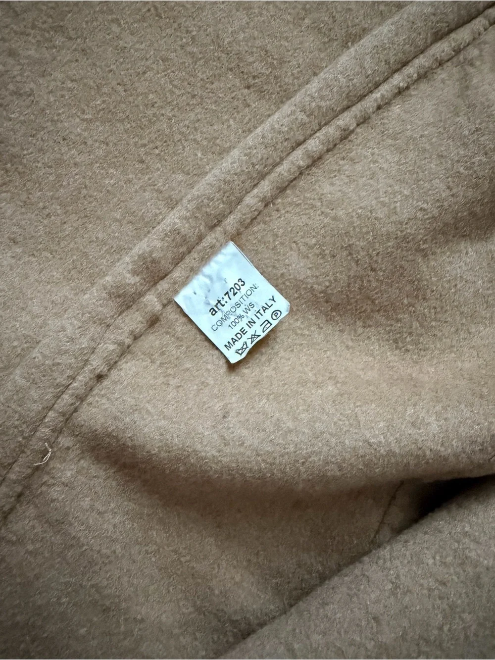 $2,000 RARE Barbara Lohmann Elizabeth Anthony 100% Cashmere Wrap Coat S-M Italy